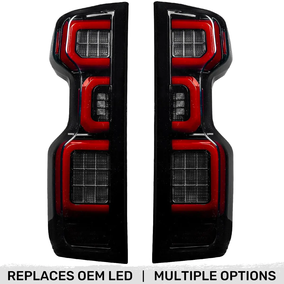 Chevy Silverado 1500 19-25 Ultra Bright Oled Tail Lights (Replaces Factory/Oem Led Tail Lights Only) - Multiple Lens 1