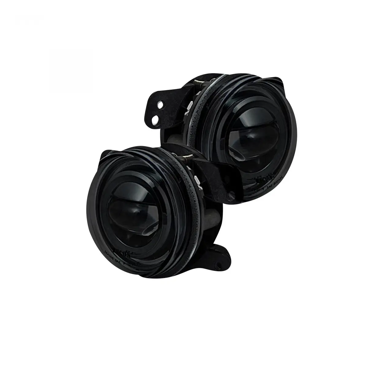 Jeep Wrangler 07-18 2-Piece Fog Lights Set In Smoked & Black 1