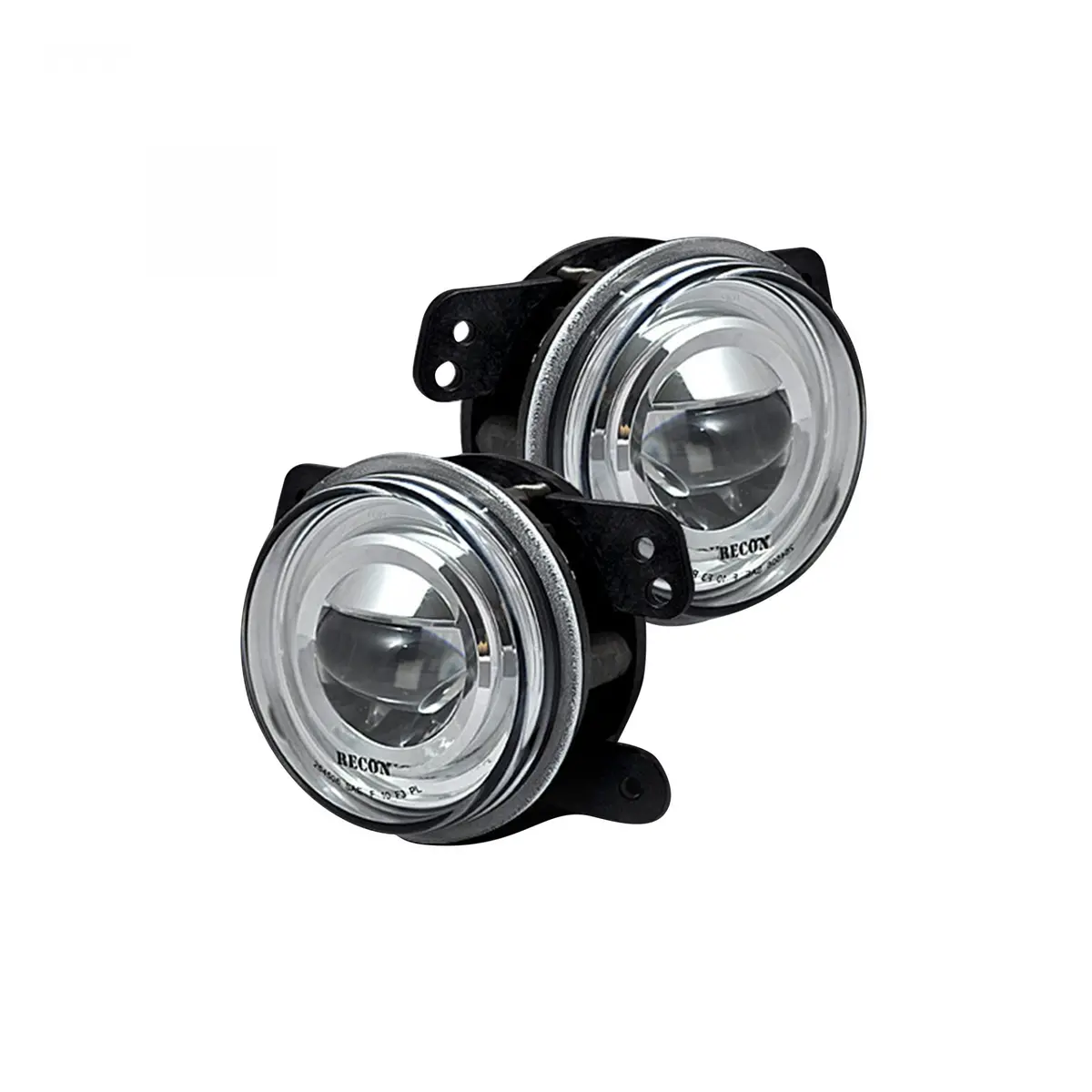 Jeep Wrangler 07-18 2-Piece Fog Lights Set I Clear & Chrome 1