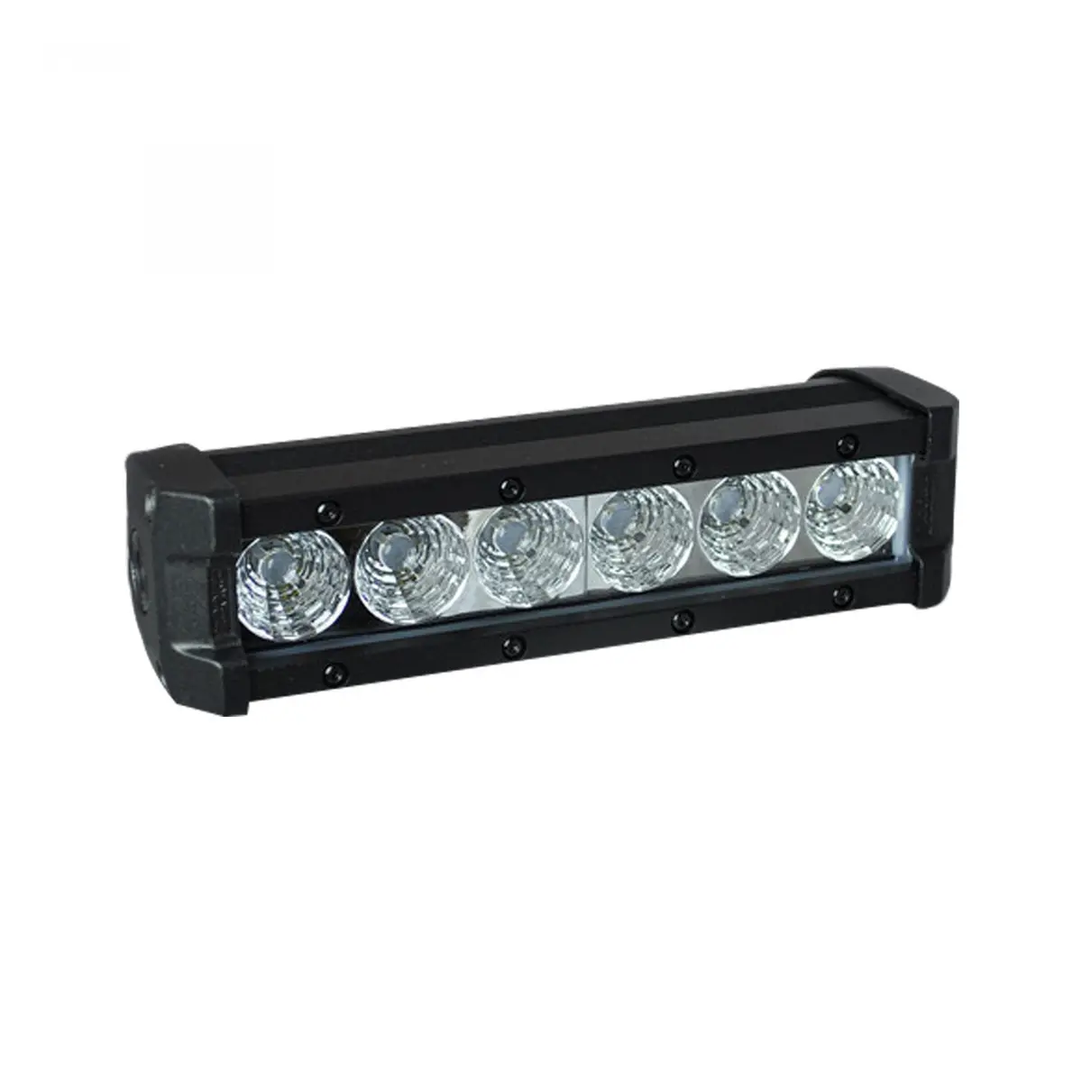2100 Lumen 8" Light Bar & Wiring Kit 6 5-Watt Square Cree Xte Square 1