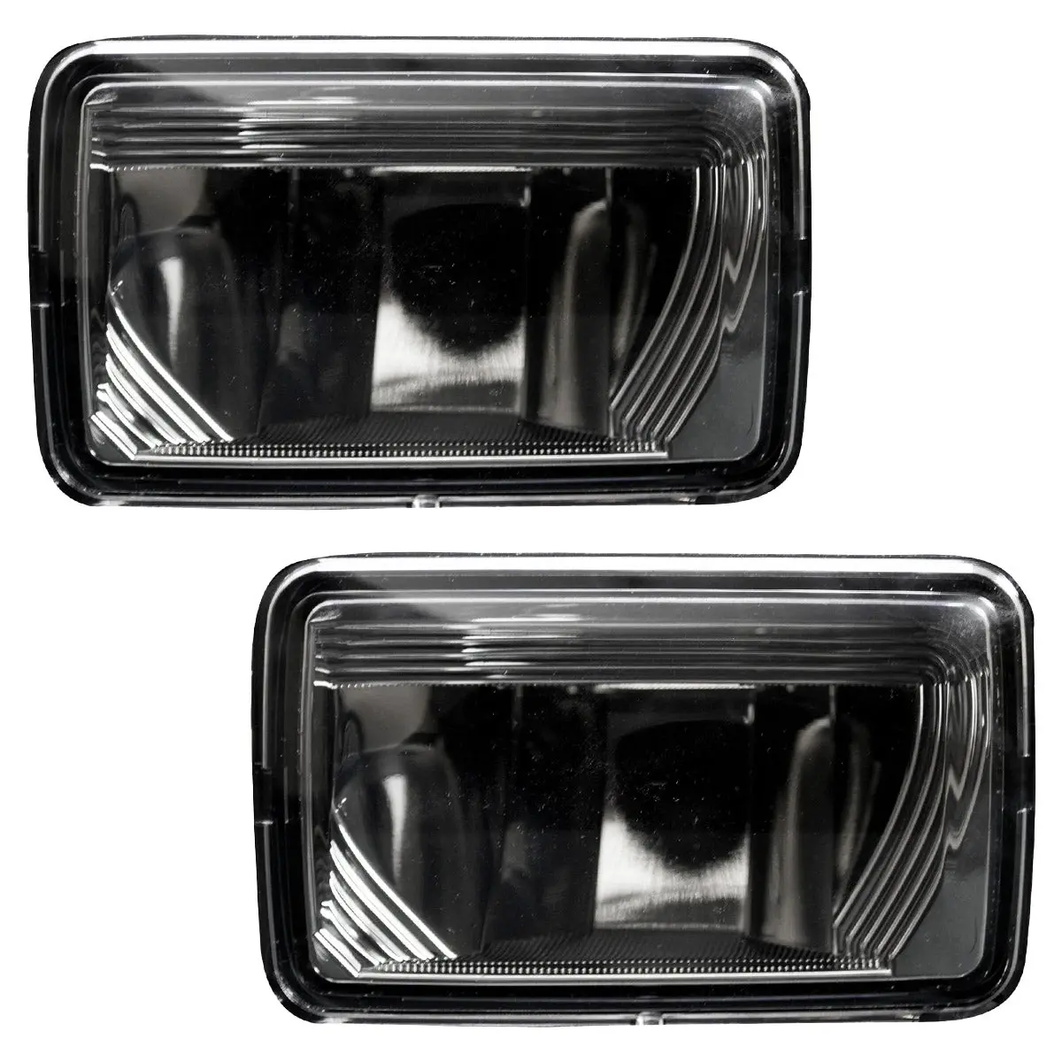 Ford F-150 15-20 (Excluding Raptor) Ultra Bright 2-Function White Led Fog Lights W/ Amber Turn Signals (Replaces Factory Fog Lights) - Smoked Black 1