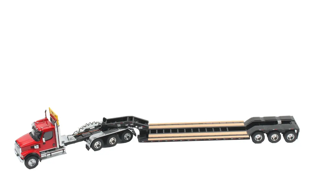 1:16 Rc Western Star 49X Sffa Tridem Axle Heavy-Haul Tractor With Lowboy Trailer, 27010 1
