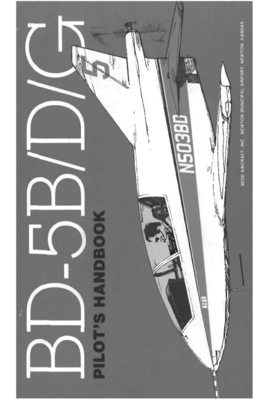 Bede Aircraft Bd-5B-D-G Pilot's Handbook (Bd5bdg-Ph-C) 1