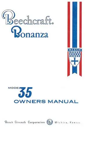 Beech 35 Series Owner's Manual (35-590001-5) 1
