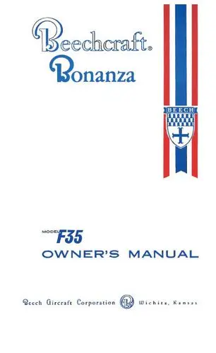 Beech F35 Bonanza Owner's Manual (35-590071-3) 1