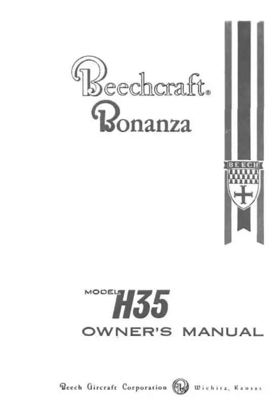 Beech H-35 Owner's Manual (35-590073A) 1