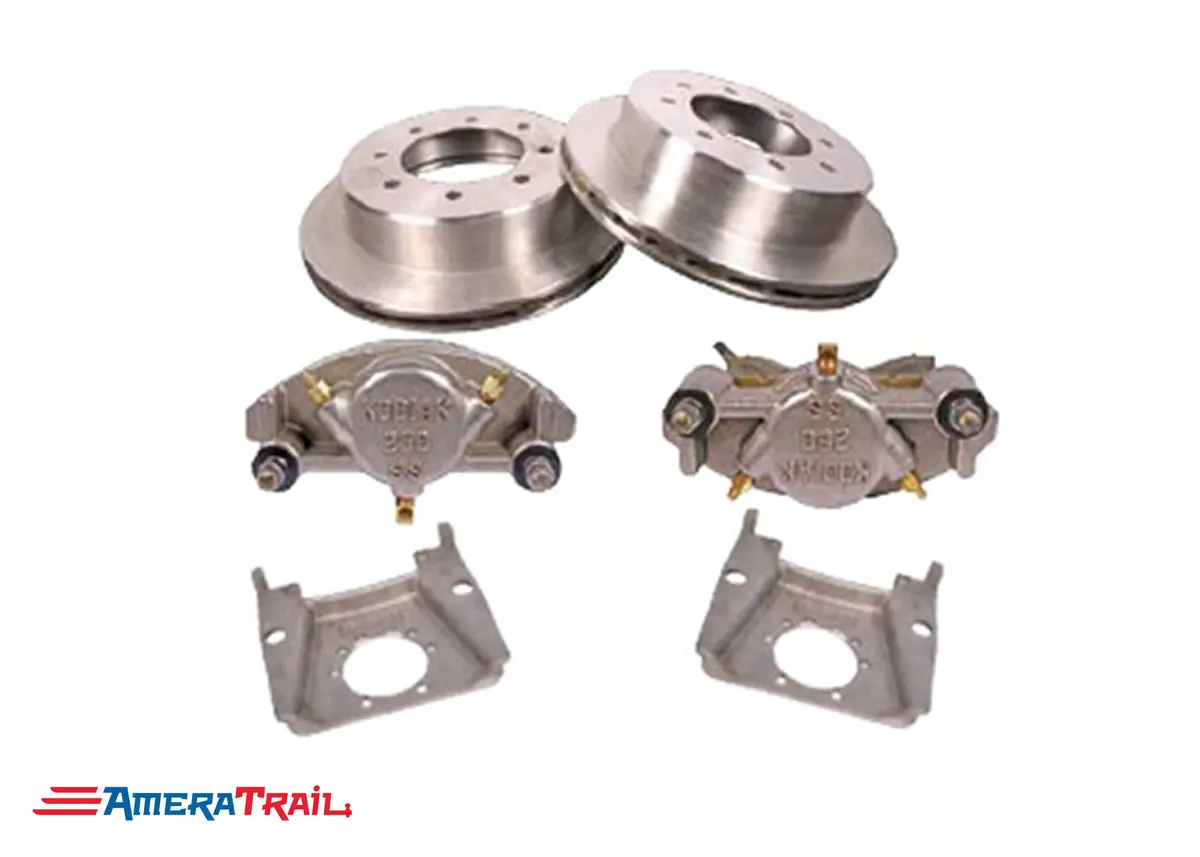 8 Lug 7K Kodiak Brake Kit, All Stainless Steel - Fits 1/2" Wheel Studs 1