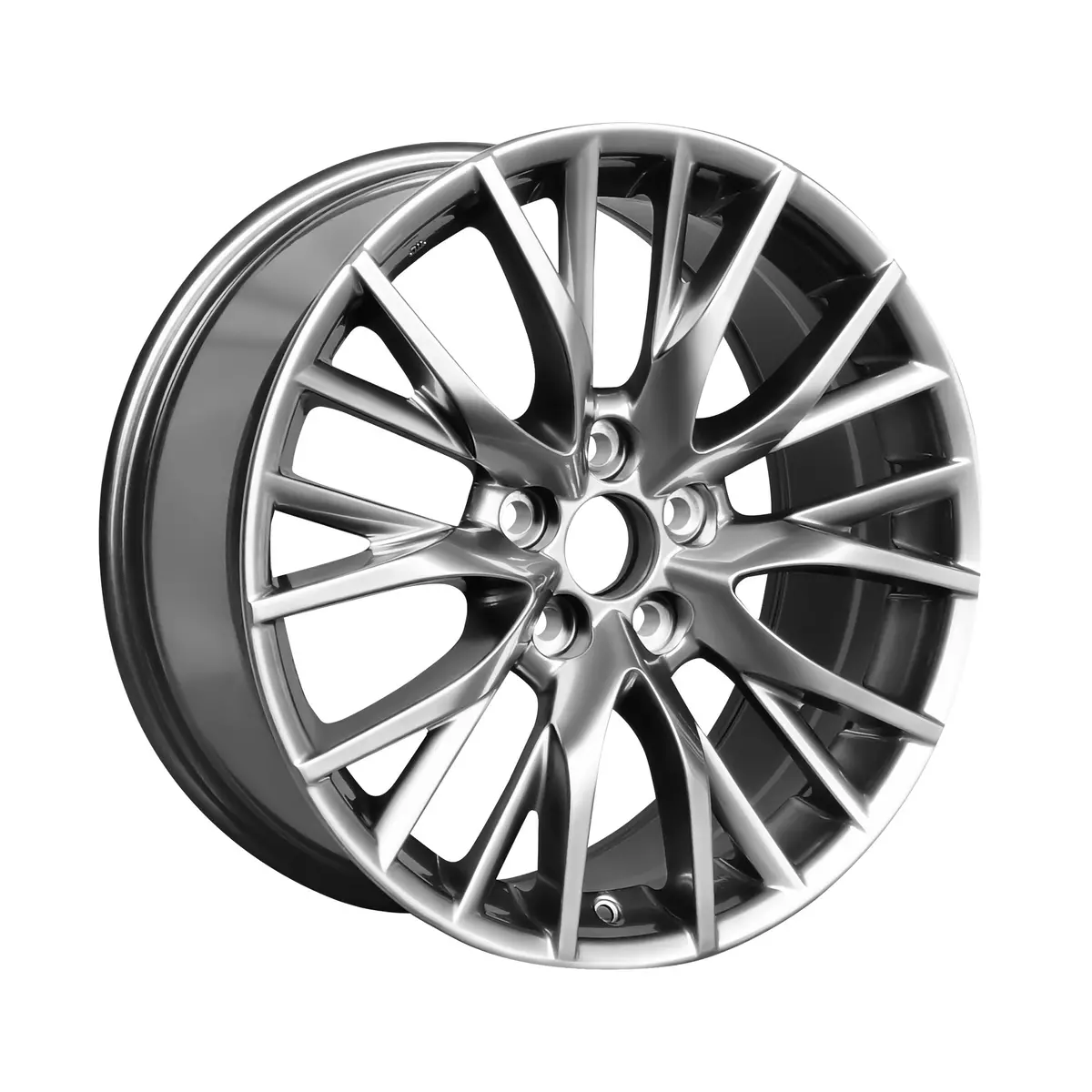 Lexus Toyota Style Wheels 19 X 8.0 5X114.3 Hyper Black 4 Pcs 2