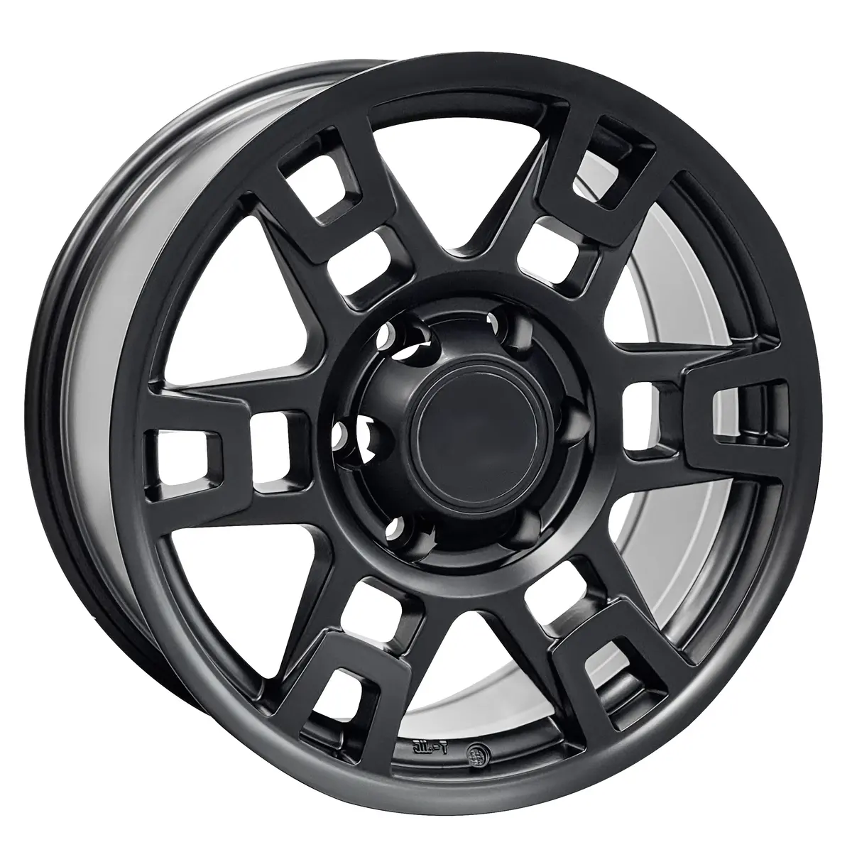 Toyota Trd Style Wheels 17" X 9 Matt Black Rims 4Pcs. 1