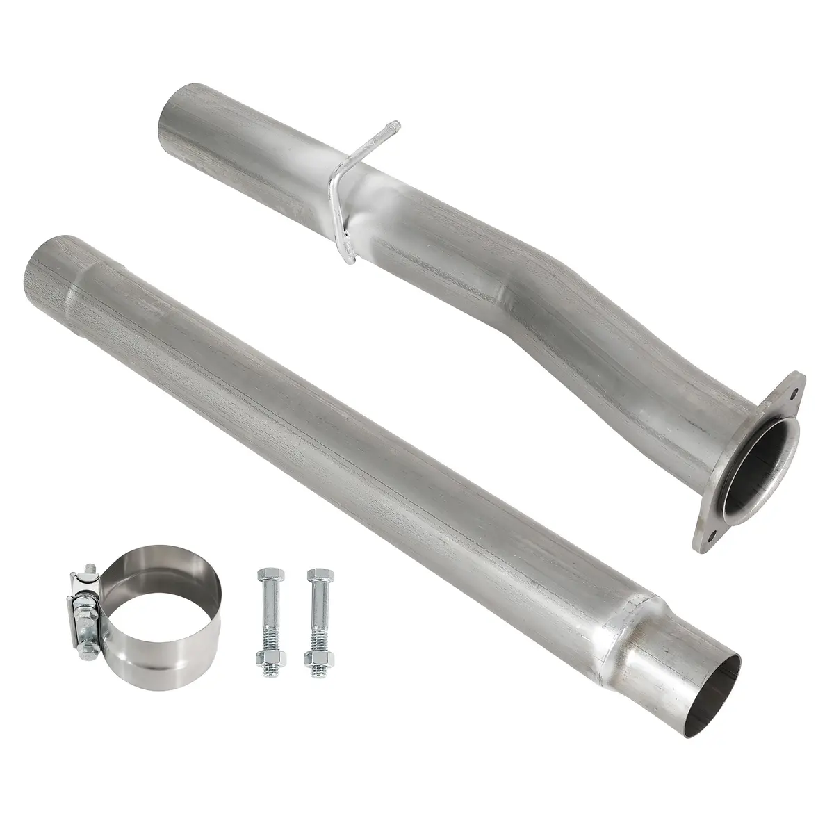 Trucktok 2008-2010 6.4L Ford F250 F350 F450 F550 Powerstroke 4Inch Cat & Dpf Delete Pipe 1
