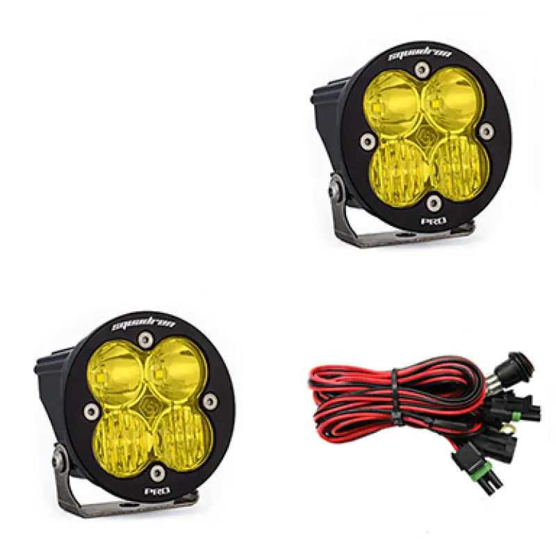 Baja Designs Squadron R Pro Led Light Pods Driving/Combo Pair  - Amber 1