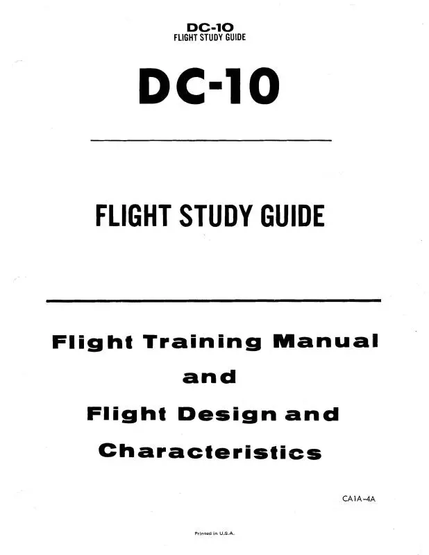 Mcdonnell Douglas Dc-10-30 Flight Crew Operating (Mcdc10-30 Fc C) 1