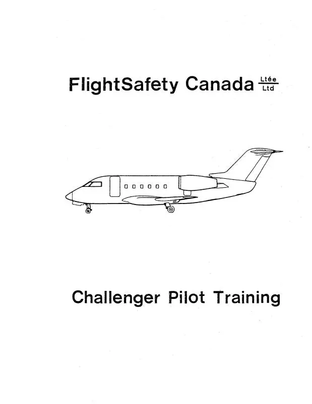 Canadair Jet Cl 600 Challenger Pilot Training (Cdchallenger Tr C) 1