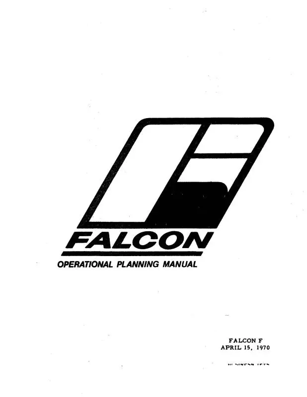 Fan Jet Falcon Series D & F Aircraft Operating Manual 1968 (Fafalcon,D,F 68 Op C) 1