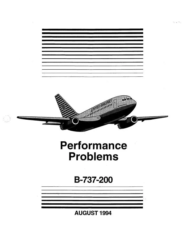 Boeing 737-200 1994 Performance Problems (Bob737200 94 Pp C) 1