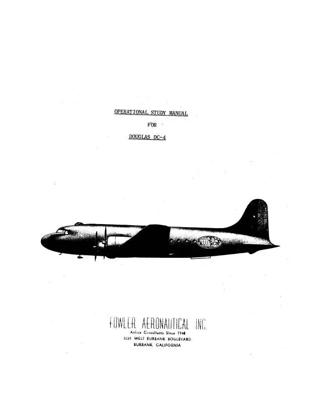 Mcdonnell Douglas Dc-4 Operational Study Guide (Mcdc4 Sg C) 1