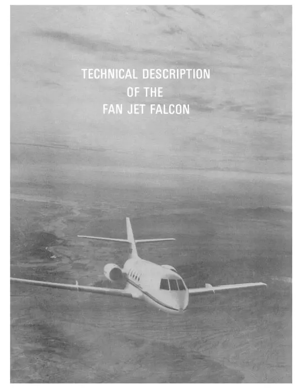 Fan Jet Falcon 1974 Technical Description (Fafanjet 74 Desc C) 1