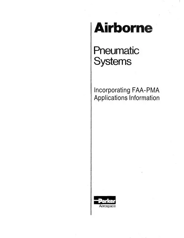 Parker Aerospace Pneumatic Systems Information Manual (Pkpneumaticsys Infoc) 1