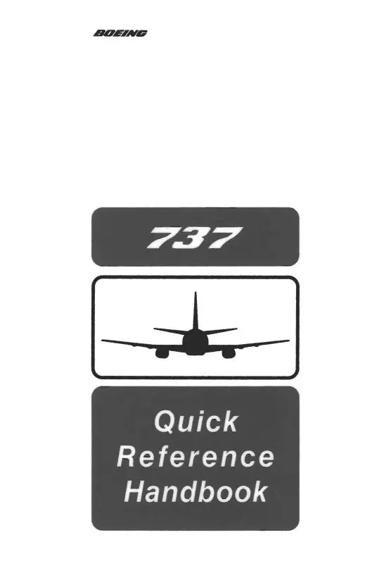 Boeing 737-300-400-500 Quick Reference Handbook 1