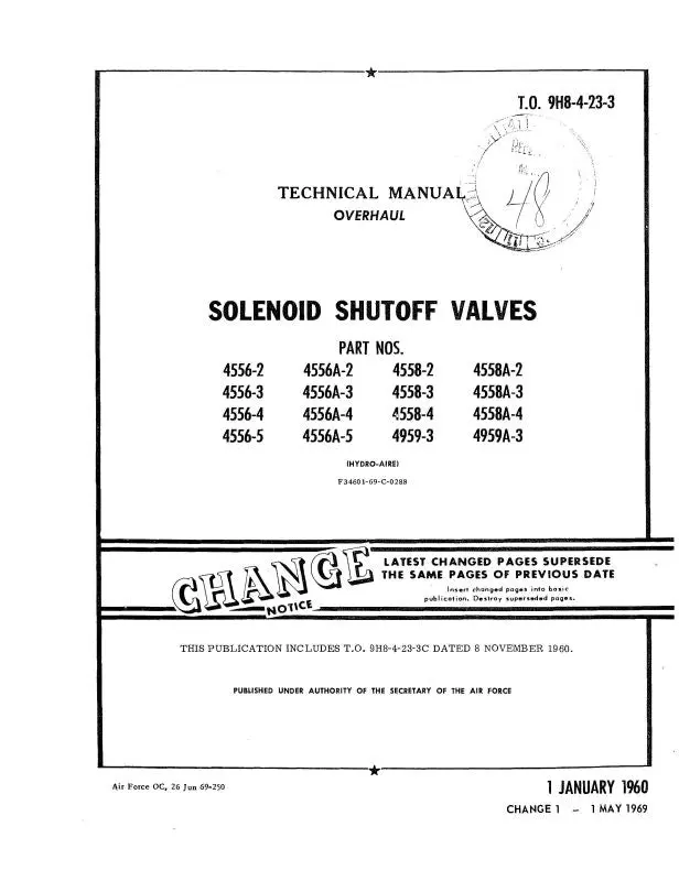 Hydro-Aire Solenoid Valve Overhaul (98H-4-23-3) 1