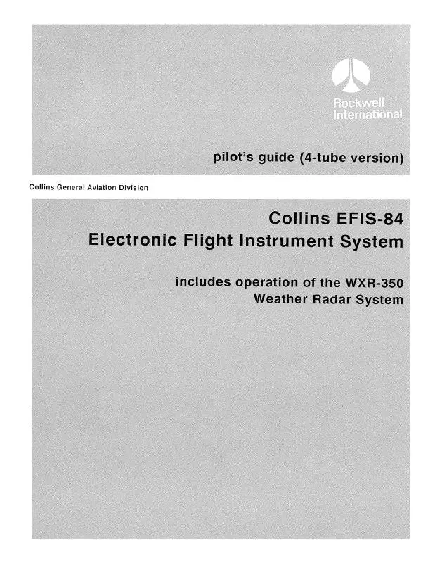 Collins Efis-84 Flight Instrument System Pilot's Guide 1991 (523-0776446-001117) 1