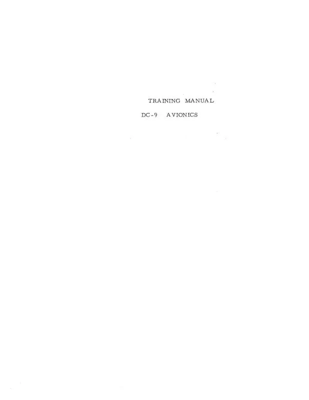 Douglas Dc-9 1967 Avionics Training Manual 1