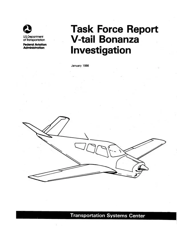Beech V-Tail Bonanza Investigation  Report (Bevtail-Ir-C) 1
