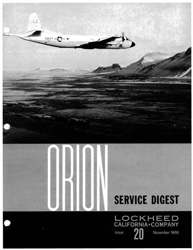 Lockheed P-3 Service Digest 1968 (Lhp3-Sd-C) 1
