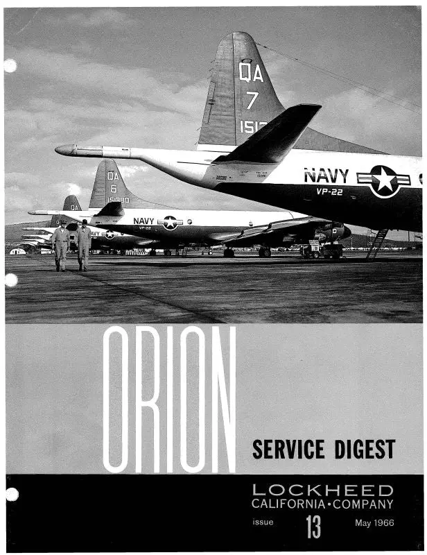 Lockheed P-3 Service Digest 1966 (Lhp3-Sd-C) 1