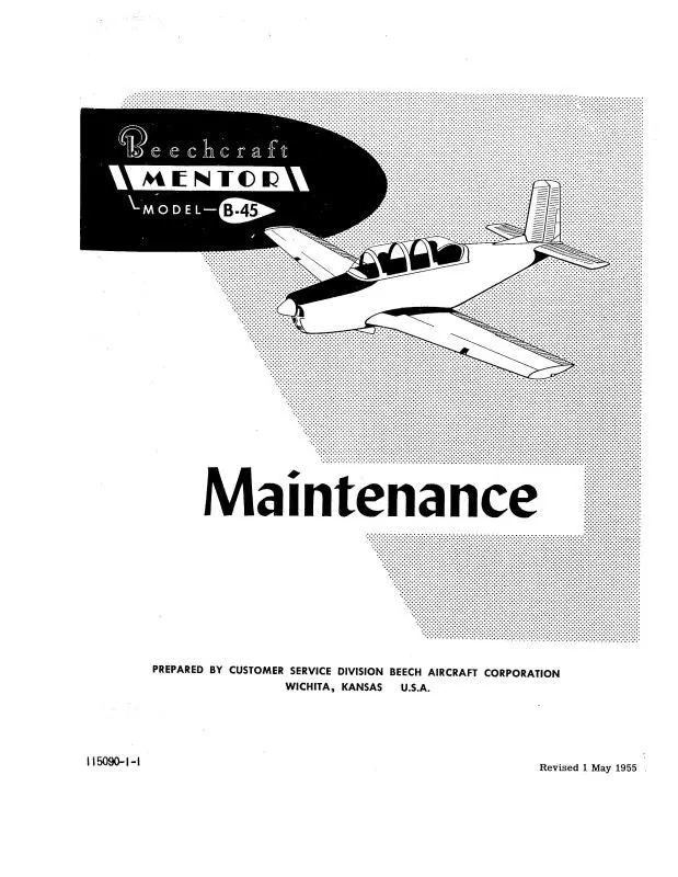Beech B-45 Maintenance Manual (115090-1-1) 1