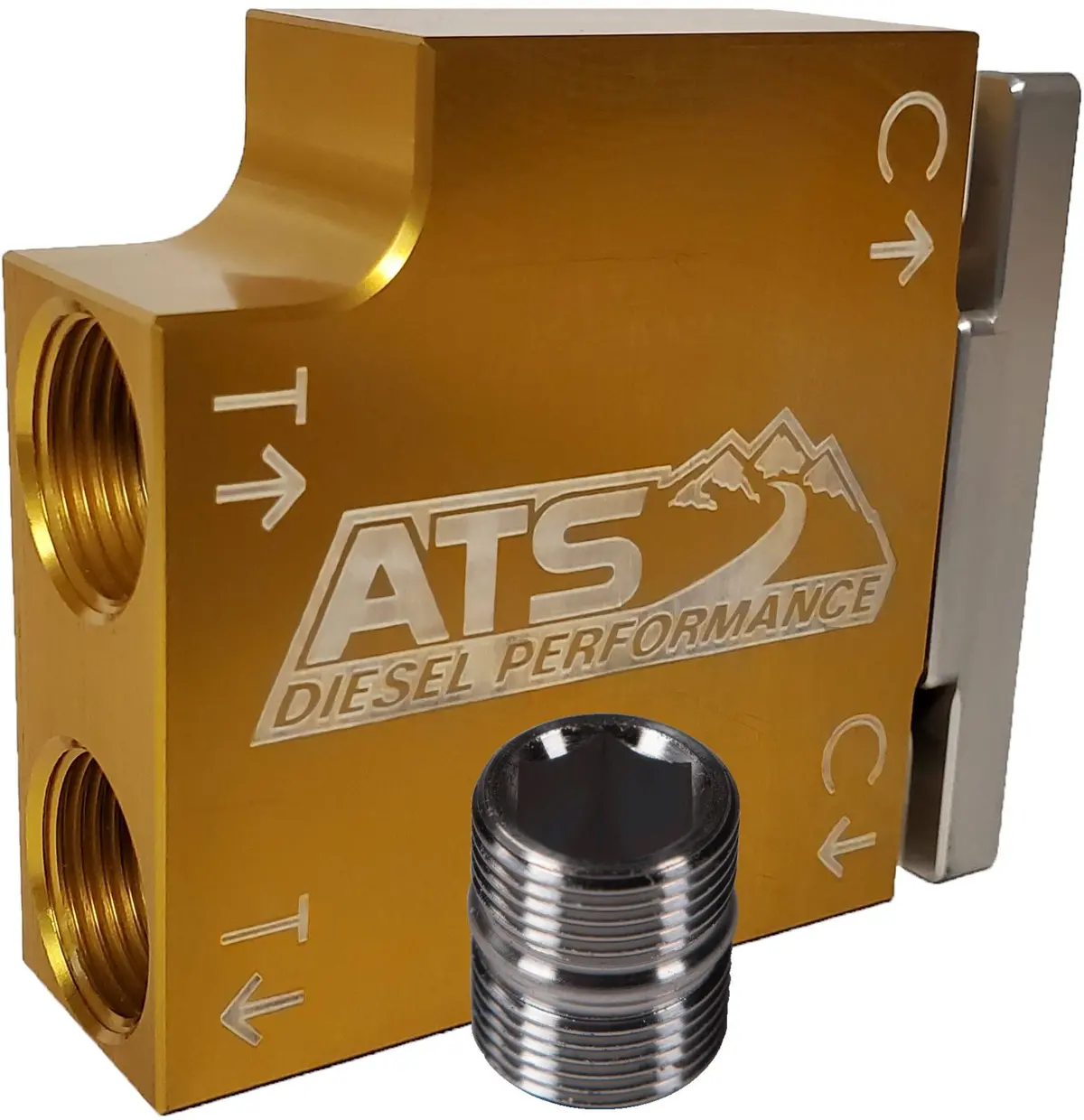 Ats Thermal Bypass Valve Up-Grade Fits 2019+ 6.7L Cummins W/ Billet Filter Coupler 1