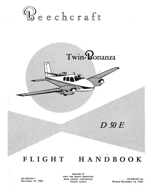 Beech D-50E Flight Handbook (50-590129-1) 1