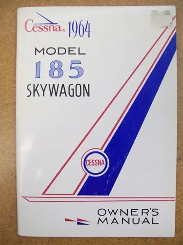 Cessna 185C 1964 Owner's Manual Used Original 1