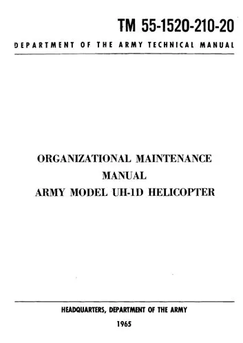Bell Helicopter Army Uh-1D Organizational Maintenance 1965 (55-1520-210-20) 1