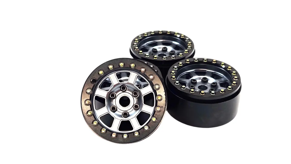 Ssd Rc Aluminum Scale 1.9 Bead Lock Wheel Set Of 4 1
