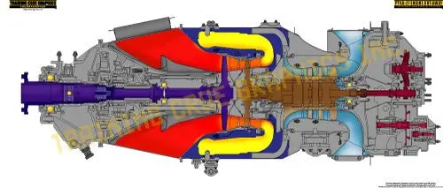 Aviation Training Graphics Pratt & Whitney Pt6a Handheld Cockpit Poster 1