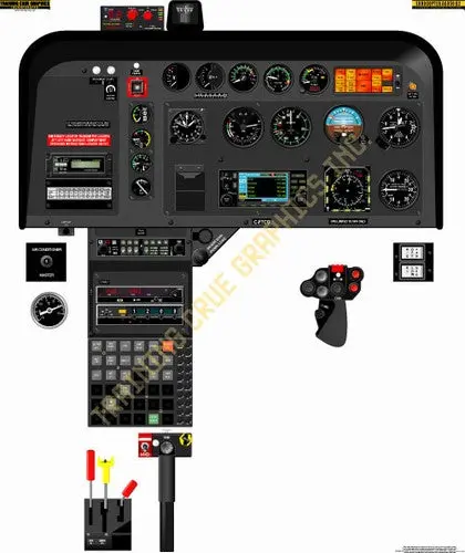 Aviation Training Graphics Eurocopter As350 Handheld Cockpit Poster 1