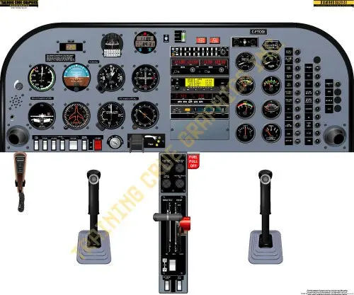 Aviation Training Diamond Da20 Katana A1 Handheld Cockpit Poster 1