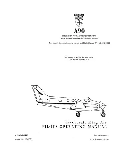 Beech A90 King Air Pilot's Operating Handbook (65-001123-11) 1
