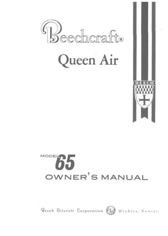 Beech Queen Air 65 Series Owner's Manual 1