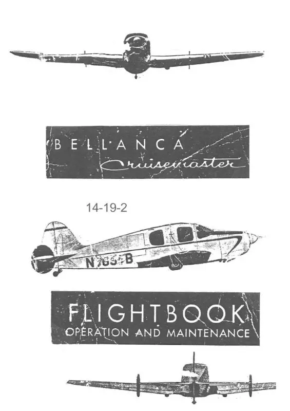 Bellanca 14-19-2 Cruisemaster Operation & Maintenance (Be14-19-Ops) 1