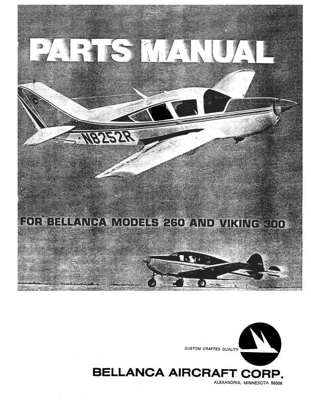 Bellanca 260 & Viking 300 Parts Catalog (260300) 1