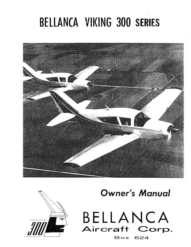 Bellanca Viking 300 Series Owner's Manual (Bl300ser-Oc) 1