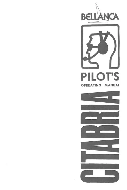 Bellanca Citabria7eca,7Gcaa,7Kcab,7Gcbc Pilot's Operating Handbook Serial # 75 And Up (Bl7eca-Poh-C) 1