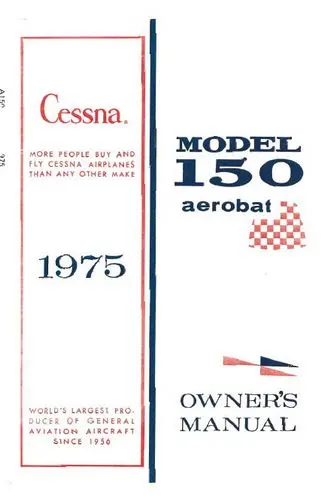 Cessna A150m Aerobat 1975 Owner's Manual 1
