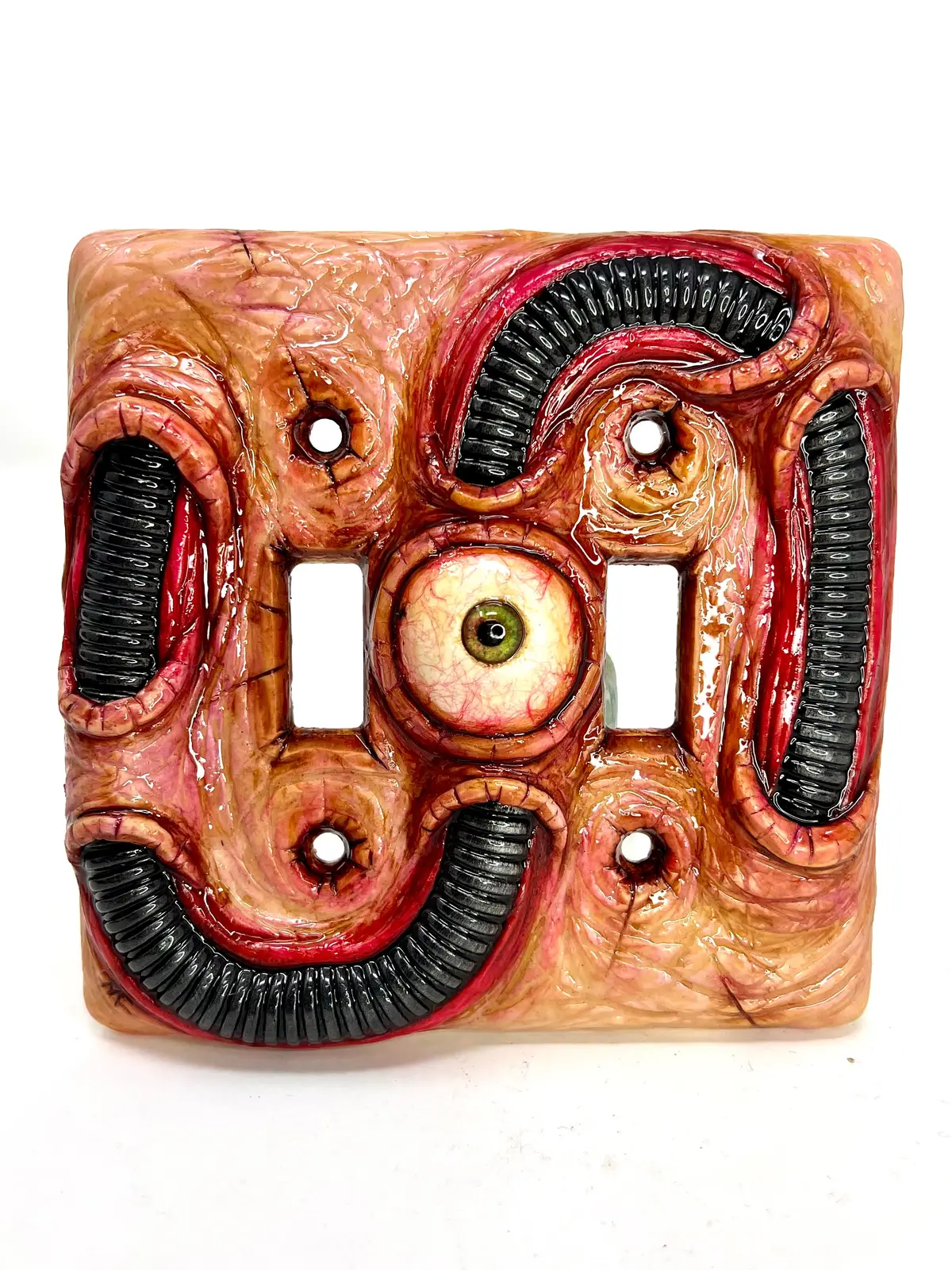 Flesh Borg Double Switch Plate 1