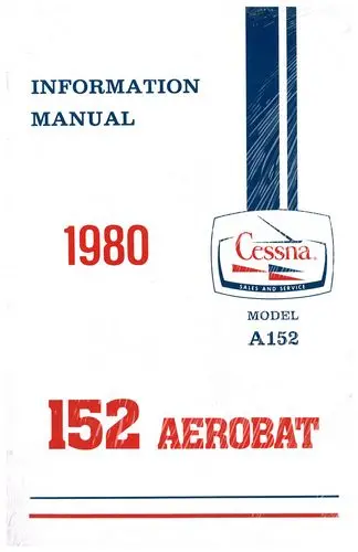 Cessna A152 Aerobat 1980 Pilot Information Manual 1