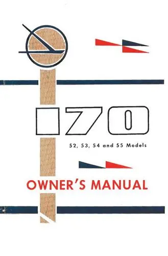Cessna 170B 1952-55 Owner's Manual 1