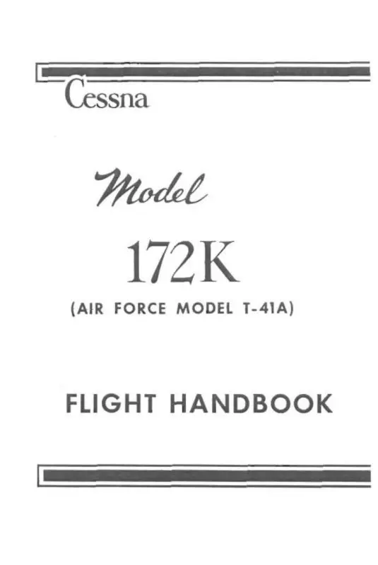 Cessna 172K Air Force Model T-41A Flight Handbook 1