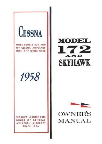 Cessna 172 & Skyhawk 1957-58 Owner's Manual 1